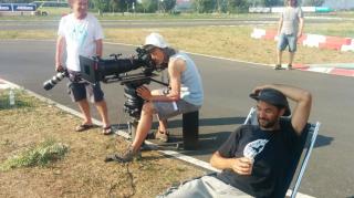 Filmska ekipa na soncu